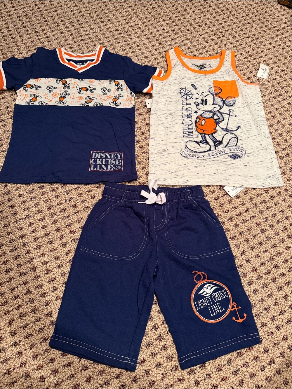 NWT Boys Disney Cruise Line Outfit